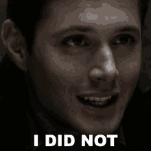 I Did Not Dean Winchester GIF - I Did Not Dean Winchester Jensen Ackles GIFs