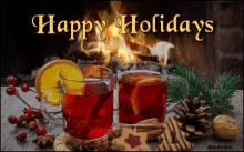 Happy Holidays Cider GIF