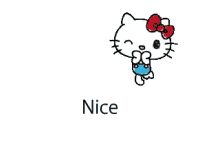 Hello Kitty Nice GIF - Hello Kitty Nice Cartoon GIFs