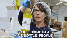 Pickle Wine Pickle Brine GIF - Pickle Wine Pickle Brine Pickle Brine In A Wine Bottle GIFs