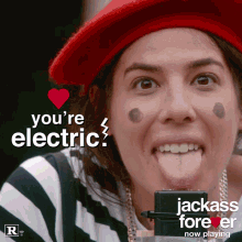 Youre Electric Rachel Wolfson GIF - Youre Electric Rachel Wolfson Jackass Forever GIFs