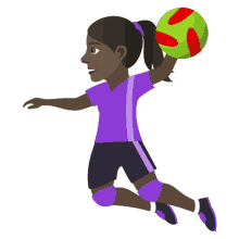 sportswoman handball