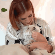 Petting The Dog Candice Hutchings GIF - Petting The Dog Candice Hutchings Edgy Veg GIFs