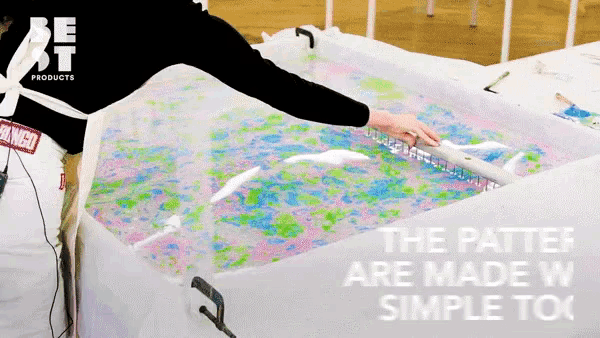 Fabric Marbling Hand Made GIF - Fabric Marbling Hand Made Pattern GIFs
