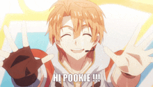 Pookie Hi Pookie GIF - Pookie Hi Pookie Idolish7 GIFs