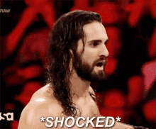 Wwe Seth Rollins GIF - Wwe Seth Rollins Shocked GIFs