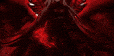 a close up of a anime girl with horns and a crown on her head .