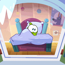 Waking Up Nibble Nom GIF - Waking Up Nibble Nom Cut The Rope GIFs