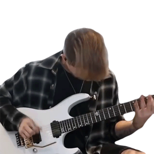 Playing Guitar Cole Rolland Sticker - Playing Guitar Cole Rolland Guitar Solo Stickers