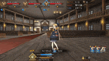 a screenshot of a video game shows a foreigner and a zombie