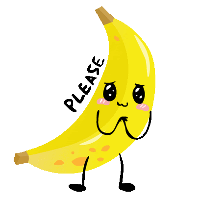 Banana Yellow Sticker - Banana Yellow Fruit - Discover & Share GIFs