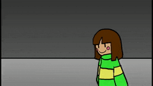 a cartoon of a girl holding a knife with the words " this will be interesting " below her