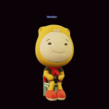 a cartoon character with the name kudos on the top