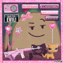 a picture that says but i 'm evil on the bottom