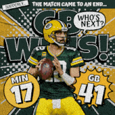 Green Bay Packers (41) Vs. Minnesota Vikings (17) Post Game GIF - Nfl National Football League Football League GIFs