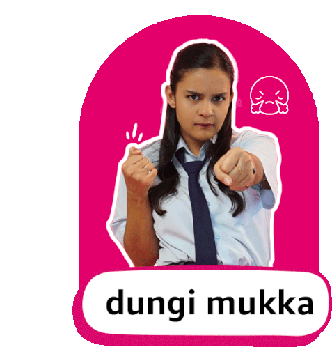 Dungimukka Punch Sticker - Dungimukka Punch Crushed S2 Stickers