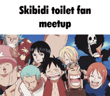 Skibidi Toilet One Piece GIF