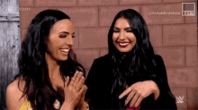 Peyton Royce Mic Back GIF - Peyton Royce Mic Back Iconic Duo GIFs
