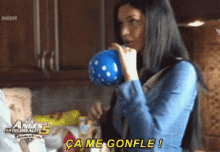 ça Me Gonfle ! GIF - Balloon French Girl GIFs