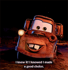 Cars Tow Mater GIF - Cars Tow Mater I Knew It GIFs
