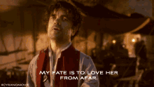 My Fate Is To Love Her From Afar Cyrano GIF - My Fate Is To Love Her From Afar Cyrano Peter Dinklage GIFs