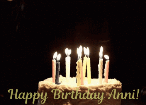Happy Birthday Anni - Lovely Animated GIF — Download on Funimada.com