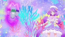 Tropical Rouge Precure Cure Coral GIF - Tropical Rouge Precure Cure Coral Victory GIFs