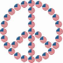 united states of america flag peace sign peace sign joypixels peace peace symbol