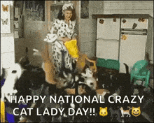 Cat Lady GIF - Cat Lady Crazy Cat Lady GIFs