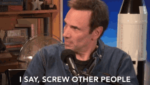 I Say Screw Other People Announced GIF - I Say Screw Other People Announced Cheat GIFs