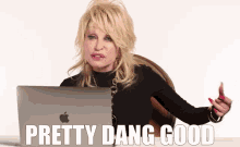 Dolly Parton Pretty Dang Good GIF - Dolly Parton Pretty Dang Good Pretty Good GIFs