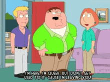 Family Guy Queer GIF - Family Guy Queer Leave GIFs