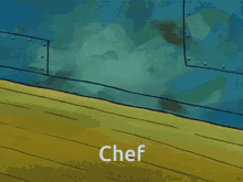 a cartoon illustration of a red apple that says chef