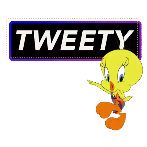 Tweety Tweety Bird Sticker - Tweety Tweety Bird Space Jam A New Legacy Stickers