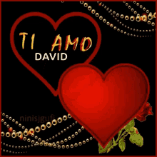 Ti Amo Love GIF - Ti Amo Love Rose GIFs