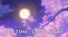 Moon Bed Time GIF - Moon Bed Time Moon Light GIFs
