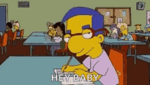 The Simpsons Flirt GIF