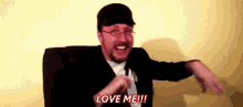 Love Me! - Nostalgia Critic (Channel Awesome) GIF - Love Love Me Nostalgia Critic GIFs