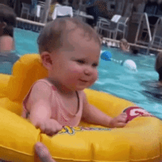 Baby Dancing GIF - Baby Dancing Pool - Discover & Share GIFs