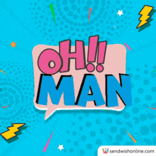 Sticker Oh Man Sticker GIF - Sticker Oh Man Sticker Lightning GIFs