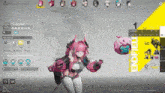 a screenshot of a video game shows a character called yvonne