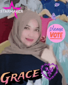 Vote Starmaker GIF - Vote Starmaker Grace GIFs