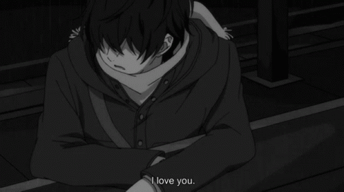 Sad Anime GIF - Sad Anime I Love You - Discover & Share GIFs