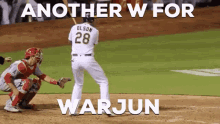 warjun carjun baseball another w for warjun mlb