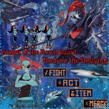 a poster that says leader of the royal guard