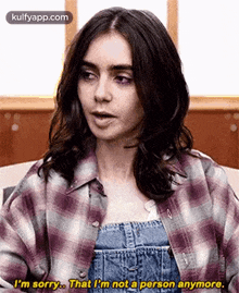 I'M Sorry.. That I'M Not A Person Anymore..Gif GIF - I'M Sorry.. That I'M Not A Person Anymore. Lily Collins To The-bone GIFs