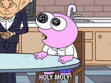 Holy Moly Pim GIF - Holy Moly Pim Smiling Friends GIFs
