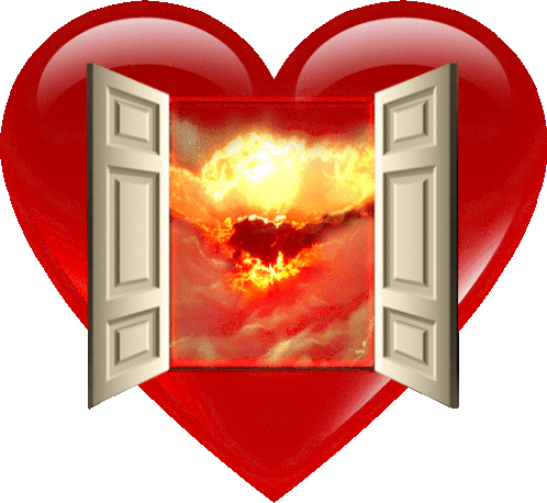 Heart Love Sticker - Heart Love Door Stickers