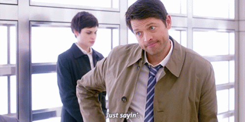 Supernatural Castiel GIF - Supernatural Castiel Justsaying - Discover &  Share GIFs