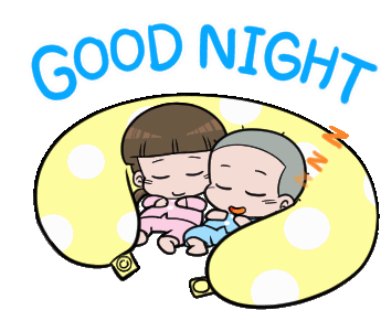 Goodnight Sleeping Sticker - Goodnight Sleeping Sleep Night Stickers